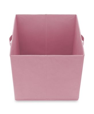 Set of 6 Collapsible Fabric Storage Cube Bins, Beige - 13" Foldable Cloth Baskets for Shelves and Cubby Organizers