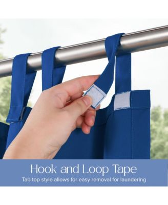 Outdoor Cabana Solid UV Protected Privacy Tab Top Curtain Panel