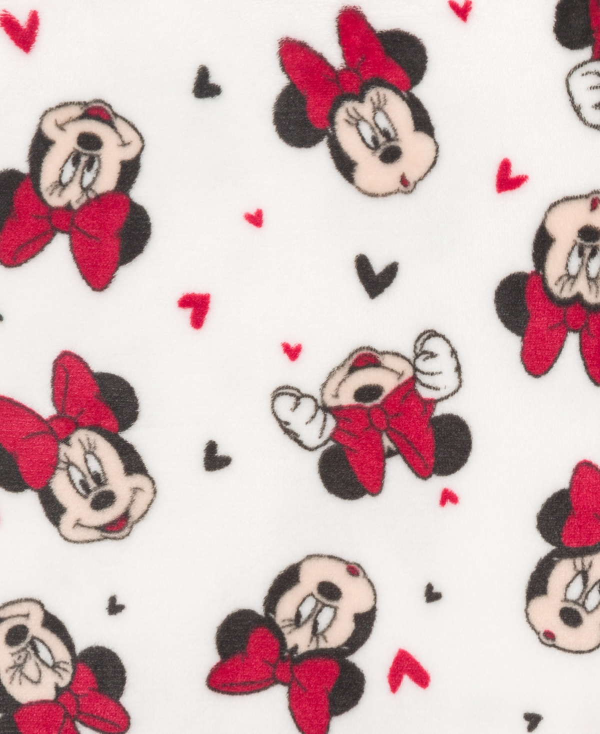 Disney Toddler and Little Girls Minnie Heart Long Sleeve Sweatshirt
