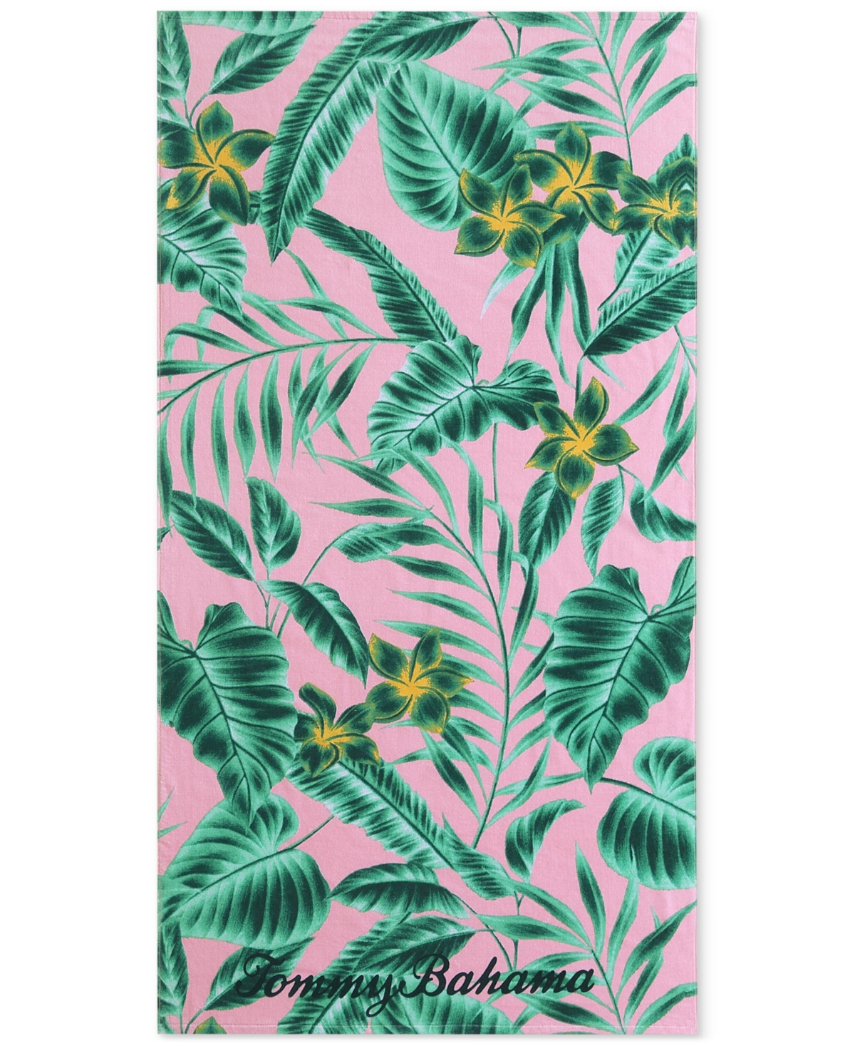 TOMMY BAHAMA HOME PALM BEACH BLISS COTTON OVERSIZED BEACH TOWEL, 72" X 36" 