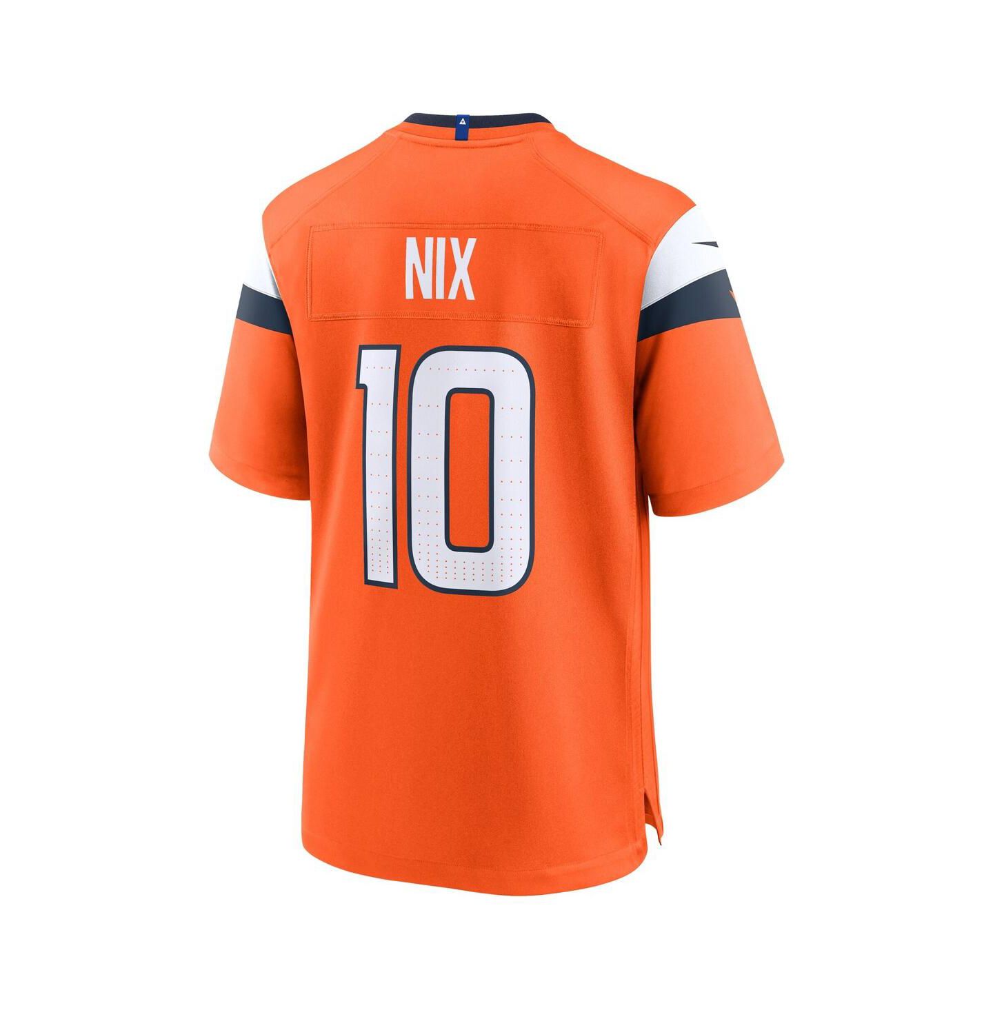 Детская игровая джерси Nike Bo Nix Denver Broncos, Orange — фото 2