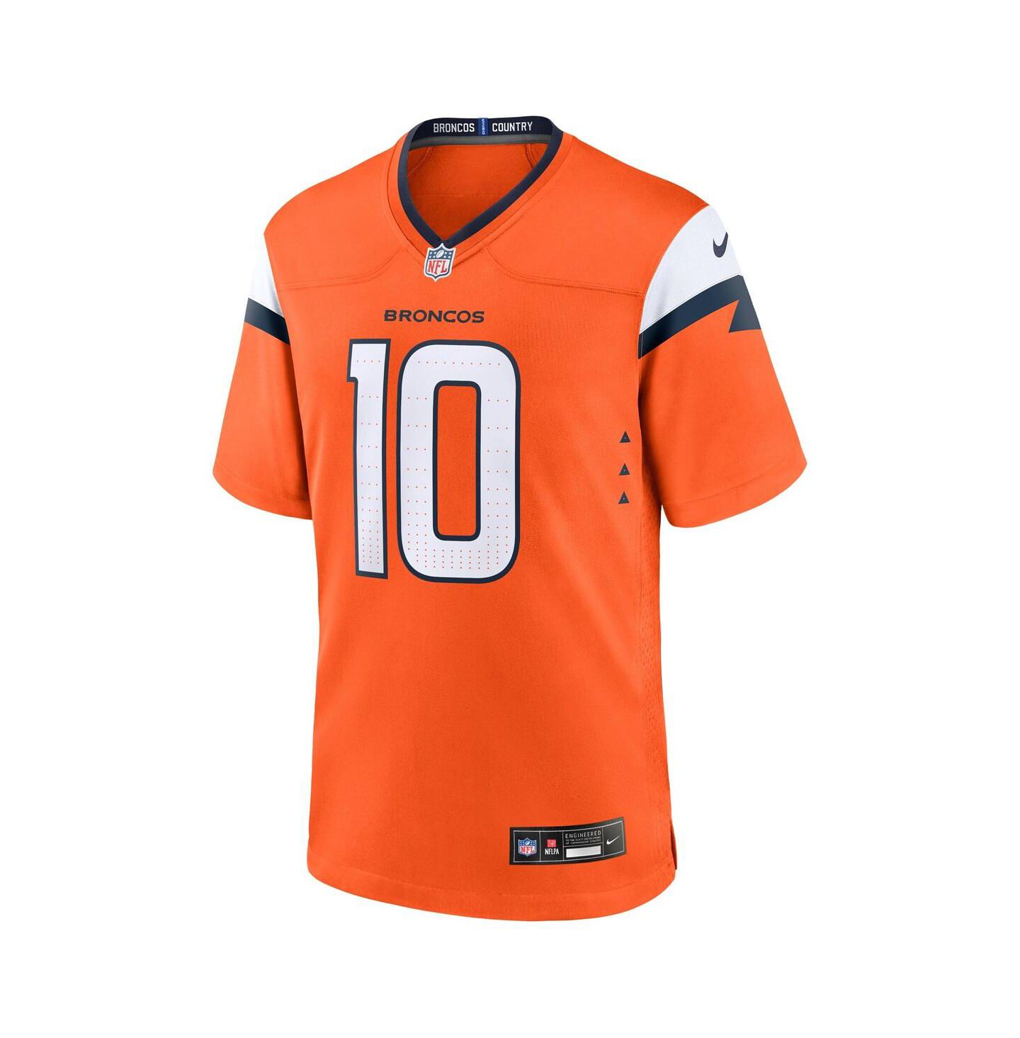 Детская игровая джерси Nike Bo Nix Denver Broncos, Orange — фото 3