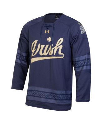 Men's Navy Notre Dame Fighting Irish Ireland Replica Hockey Jersey