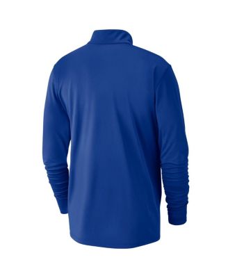 Men's Royal Philadelphia 76ers 2024/25 Courtside Performance Half-Zip Top