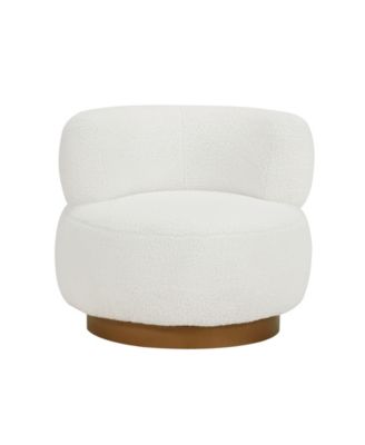 35" White Label Lyman Swivel Chair