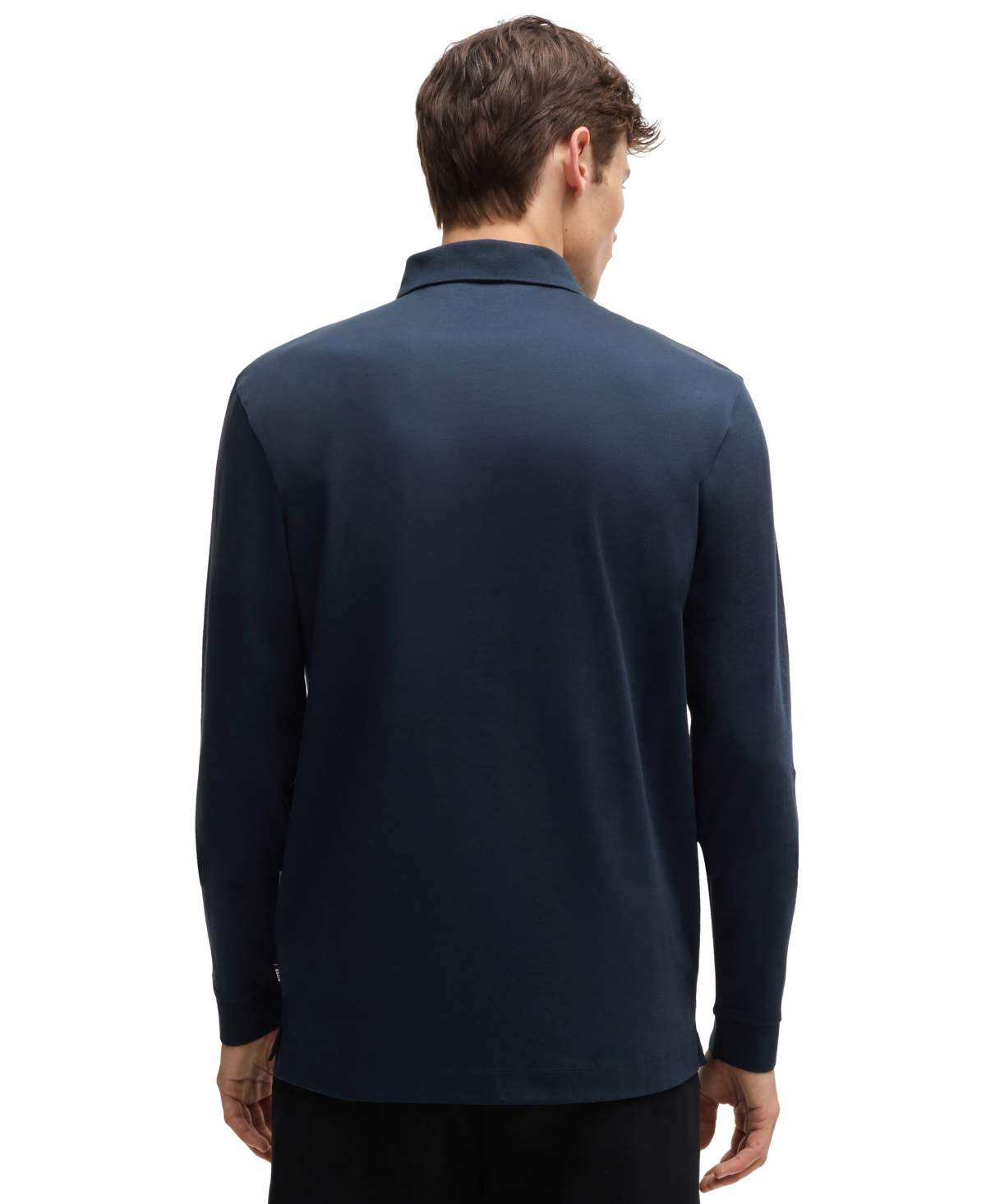 Hugo Boss Boss By  Men's Embroidered Logo Polo In Dark Blue