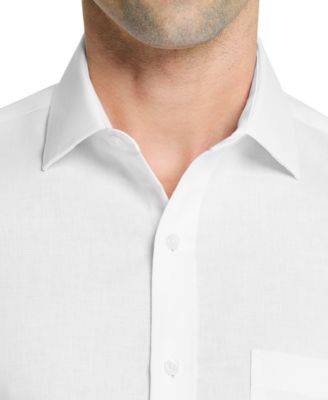 Mens Regular Fit Linen Dress Shirt