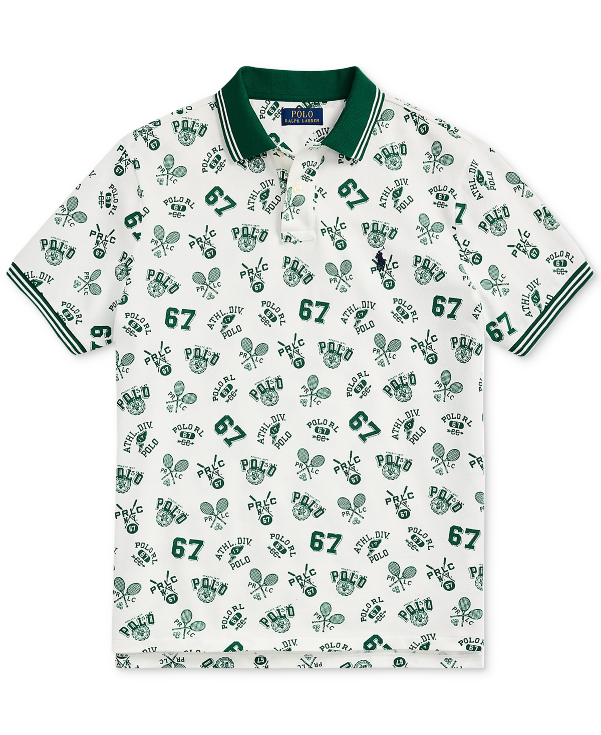 Polo Ralph Lauren Men's Classic-Fit Print Mesh Shirt