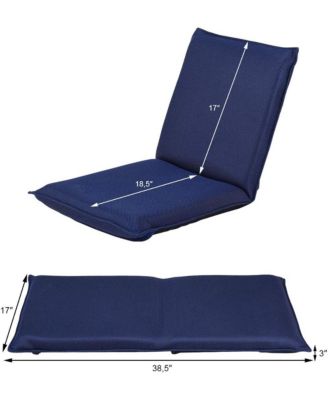 Adjustable 6 positions Folding Lazy Man Sofa Chair Floor Chair