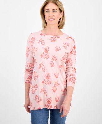 Style & Co - Petite Fine-Gauge Tunic Sweater