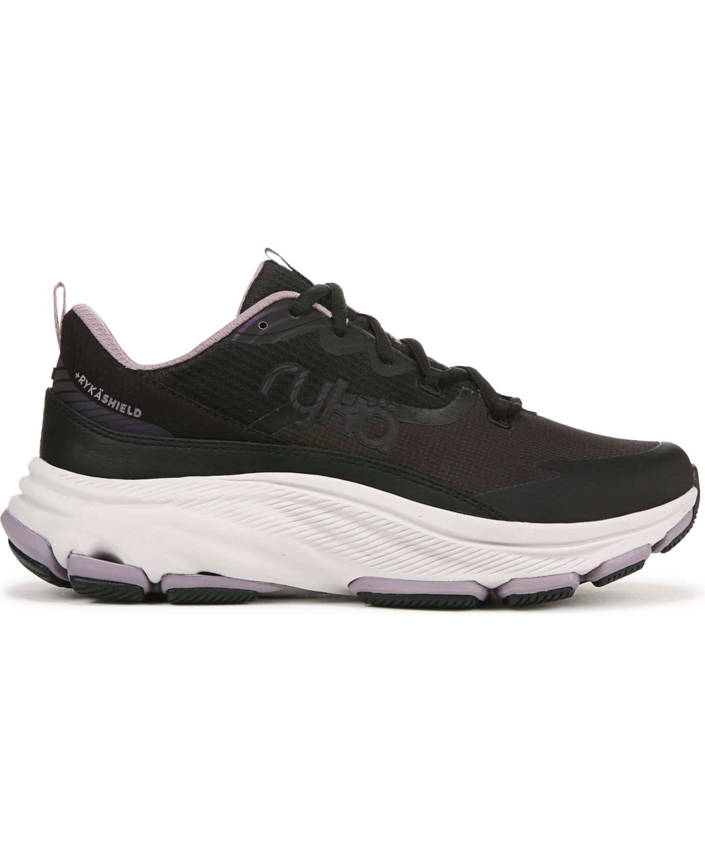Женские кроссовки Ryka Devoted RS Washable Lace Up Walking, цвет: Чёрный сетчатый — фото 2