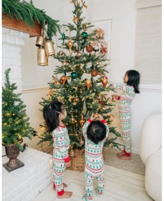 Toddler Boys Holiday Family Pajamas Neutral One Piece Pajamas