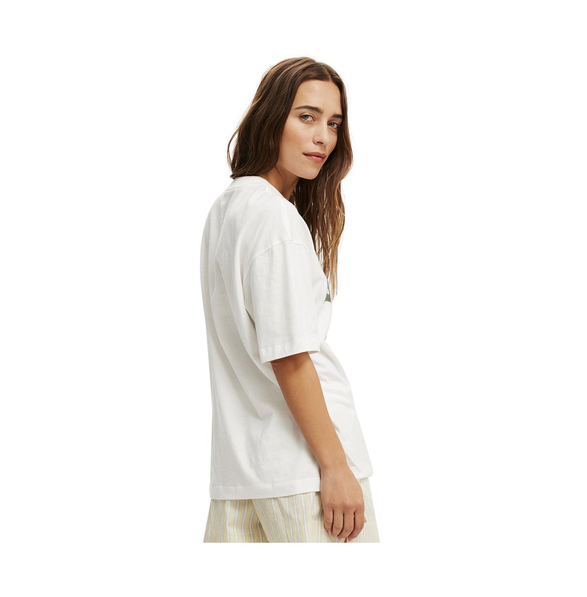 Cotton On Women's The Lcn Music Boxy Graphic Tee