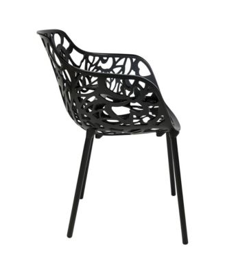 Modern Devon Aluminum Armchair, Set of 4