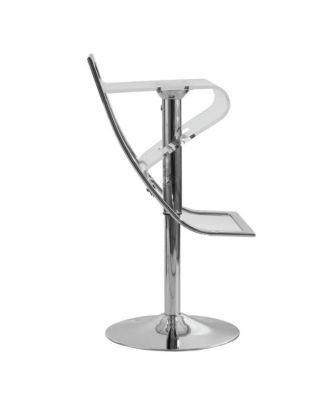 Napoli Transparent Acrylic Bar/Counter Stool