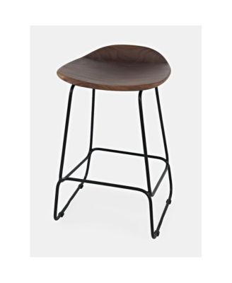 Nature's Edge Solid Acacia Counter Height Backless Stool (Set of 2)