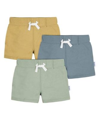 Toddler Boys Knit Shorts, 3-Pack