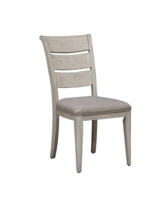 Ladder Back Upholstered Side Chair (RTA)-Set of 2