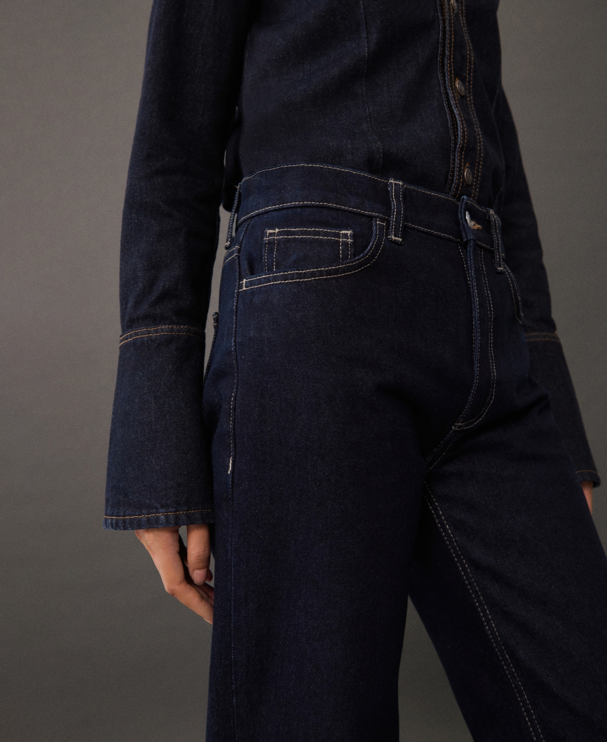 Mango Women's Cecilia Straight-Fit High-Rise Jeans