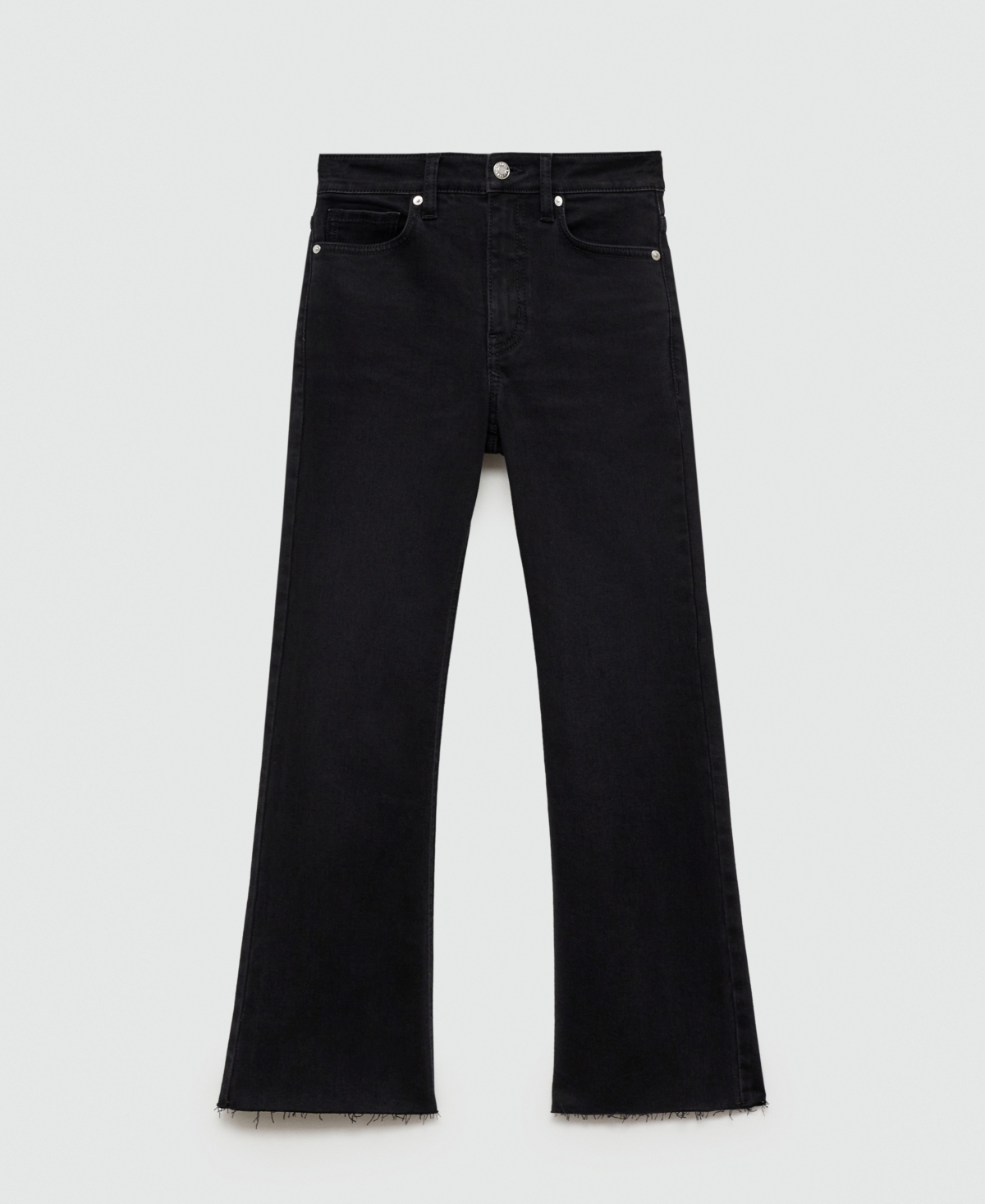 Mango Women's Sienna Flare Crop Jeans