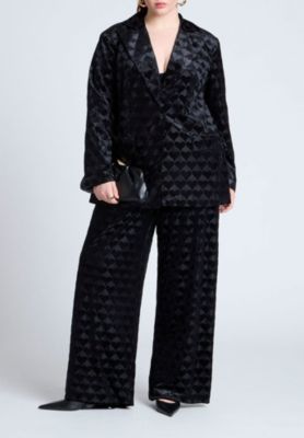 Women's Heart Velvet Blazer