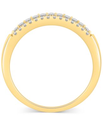 Diamond Multirow Anniversary Band (1/2 ct. t.w.) in 14k Gold