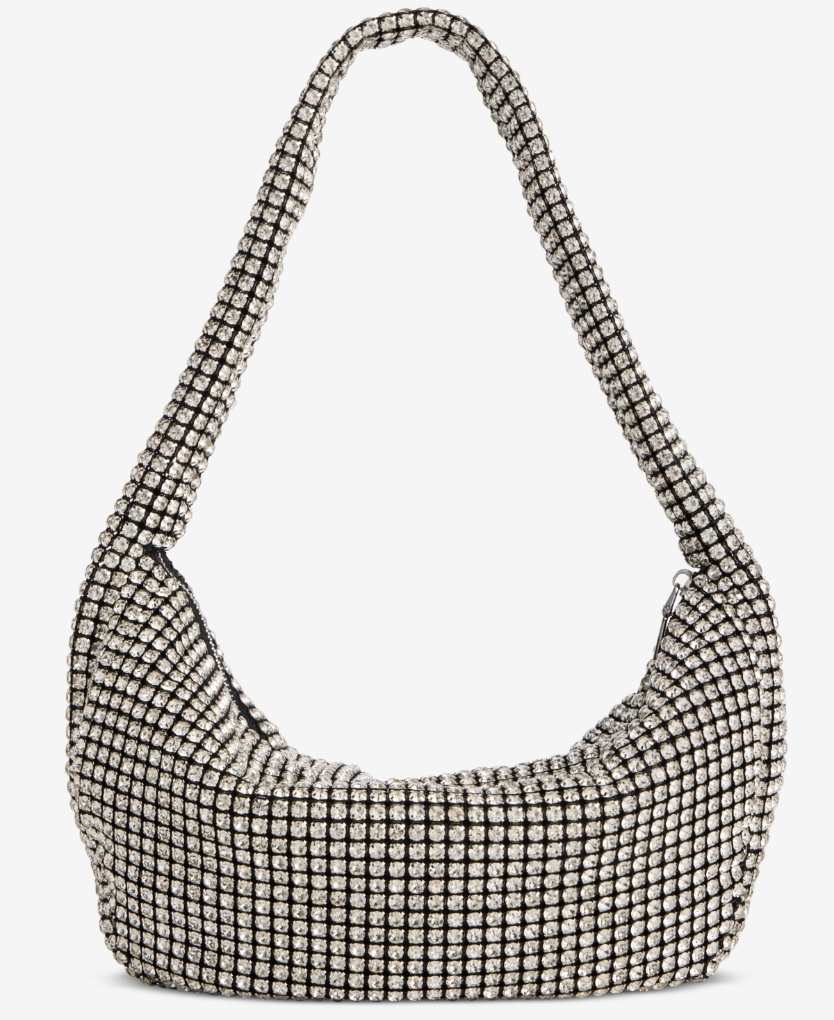 Inc International Concepts Small Diamond Mesh Hobo, Exclusively At Macy's In Black