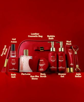 11-Pc. Luxury Japanese Cherry Blossom Body Care Spa Gift Set