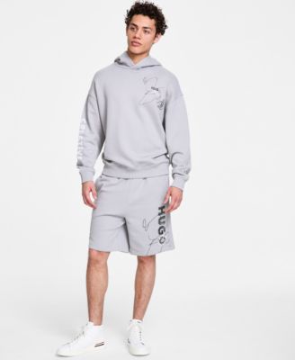 Men's Nedimo Relaxed Fit Long Sleeve Logo Hoodie