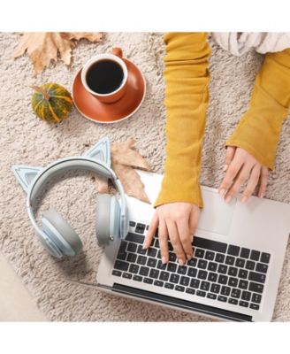 G5BT CAT Wireless Bluetooth Cat Ear Gaming Headset with Mic