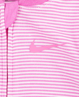 Baby Boy or Girl Viscose Striped Footed Coverall 