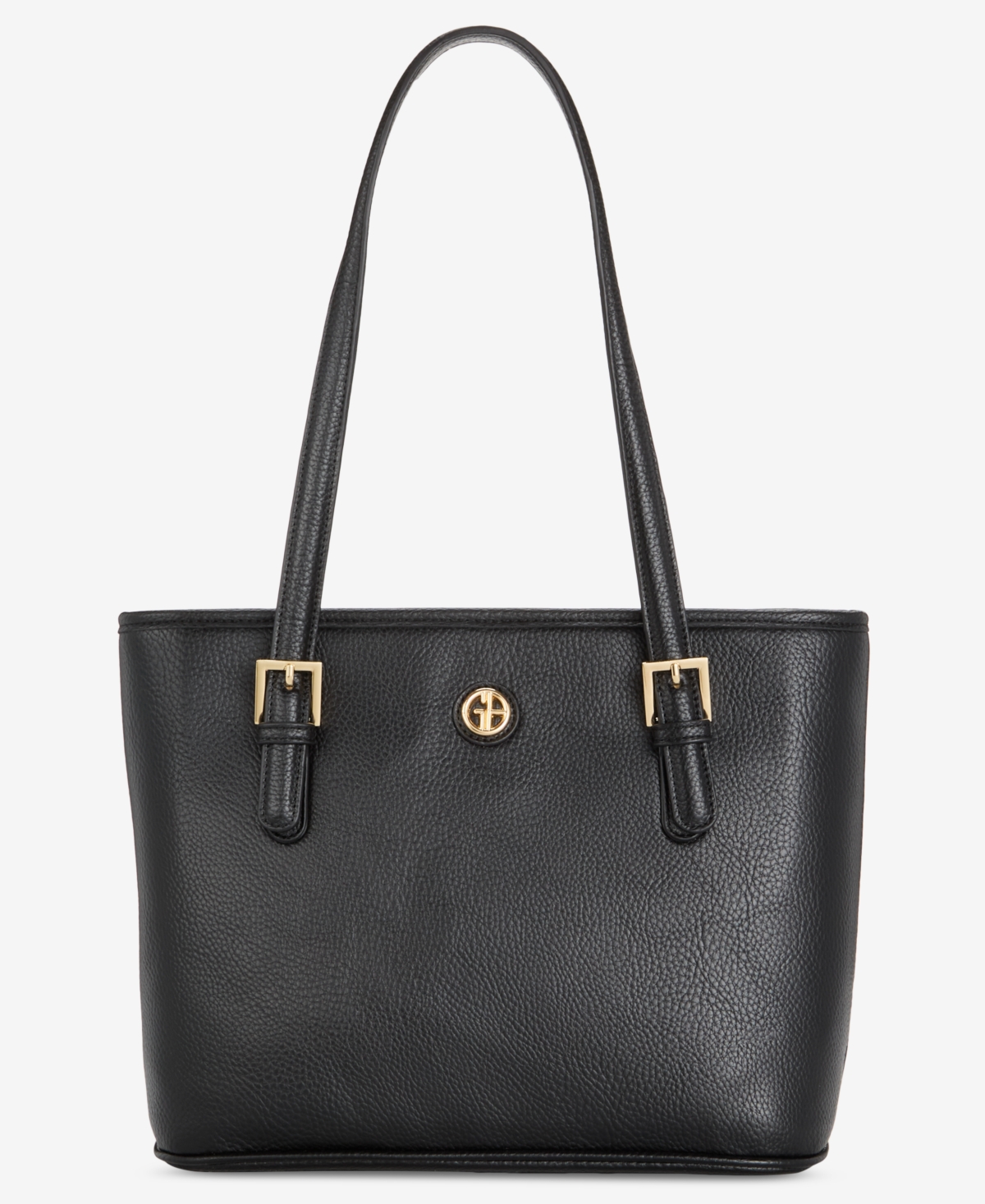 Macy's Pebble Tulip Large Tote, Exclusively At  In Black