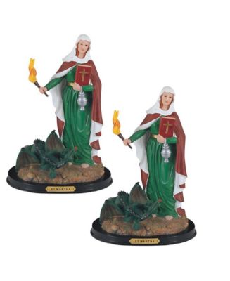 FC Design 2-PC Set" 12"H Saint Martha Statue Martha of Bethany Holy ...