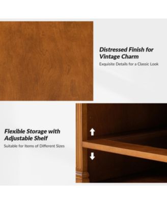 Mulo Traditional Nightstand with Three Ports and Adjustable Shelf