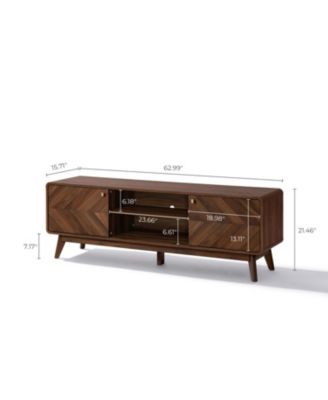 Columbia Engineered Wood 63-Inch Wide Credenza TV Stand with Storage