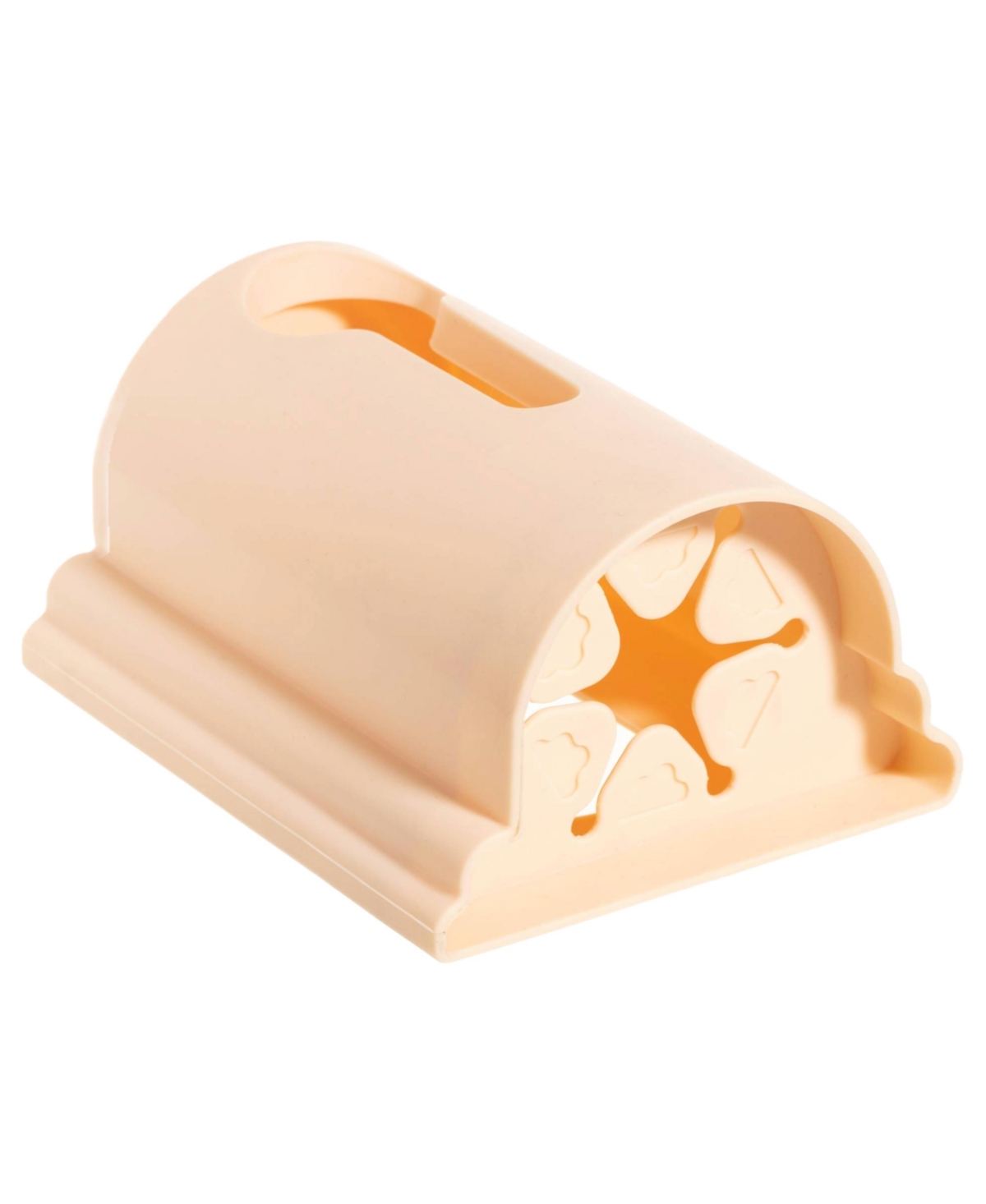 Sperric Toddler Bath Spout Cover Bath Rinse Cup Set- Soft Silicone Bathtub Faucet Safety Guard Bath Rinse Cup, 100% Food Grade Silicone, Pink - Open b