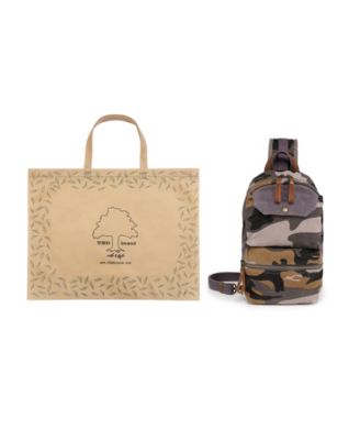 Mountain Leaf Top Handle Sling Bag