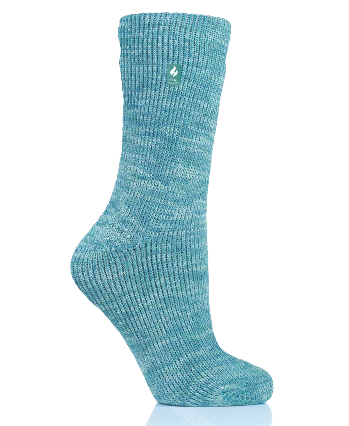 Heat Holders Wendy Twist Crew Socks In Teal