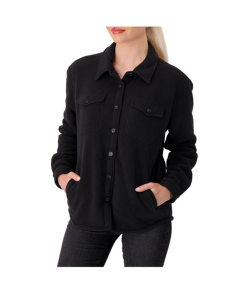 Женские куртки Heat Holders Women's Jacqueline Long Sleeve Solid Shirt Jacket