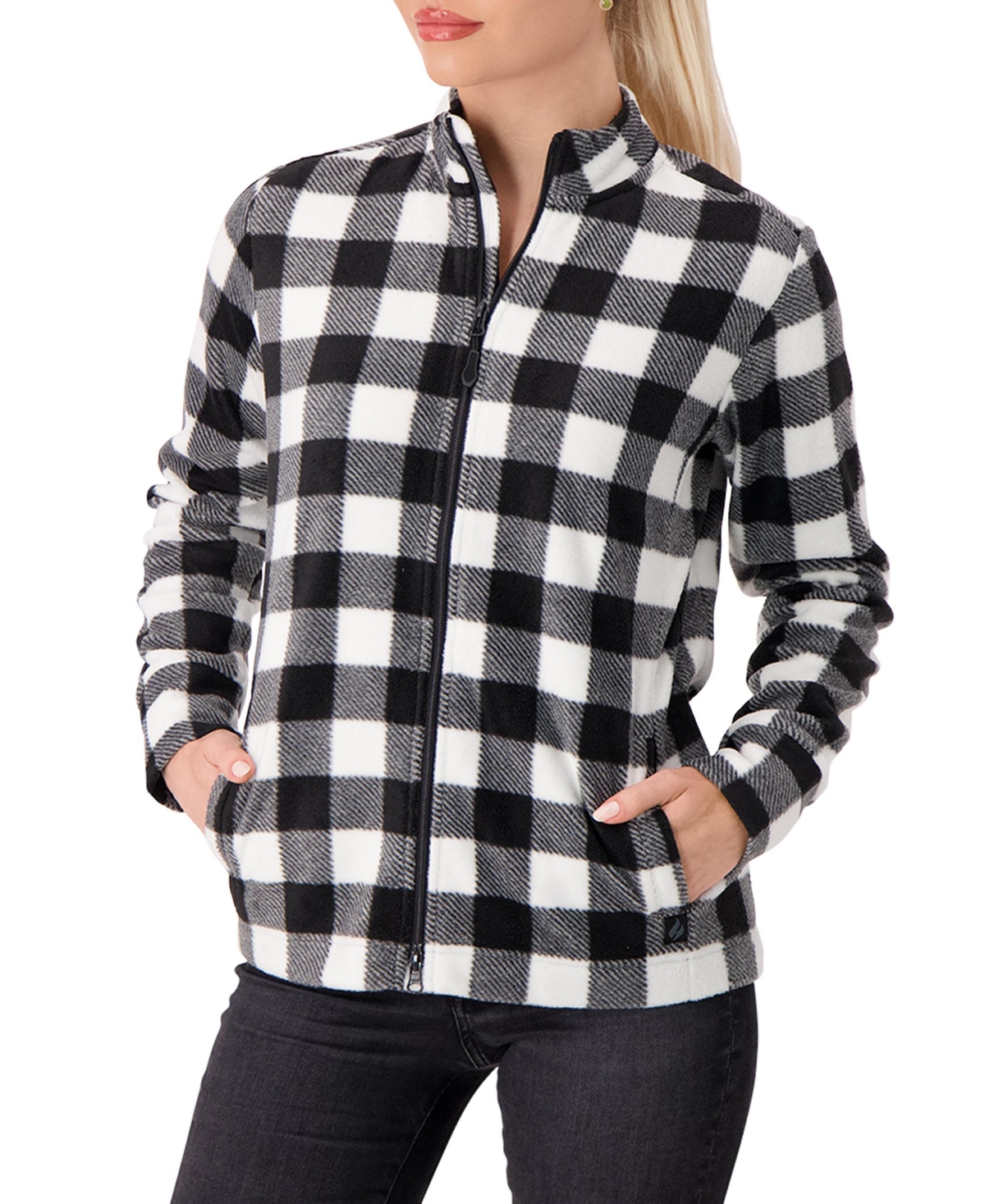 Heat Holders Women's Jada Original Zip Jacket In Black,white
