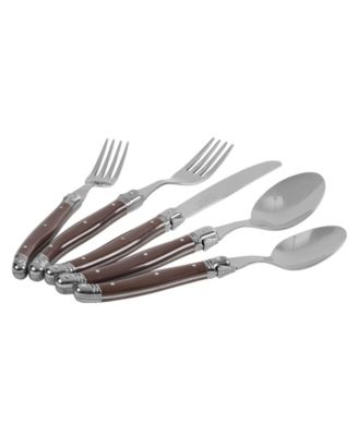 Laguiole 20 Piece Stainless Steel Flatware Set, Service for 4