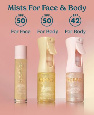 Golden Sunglaze Sheer Body Mist Sunscreen SPF 50