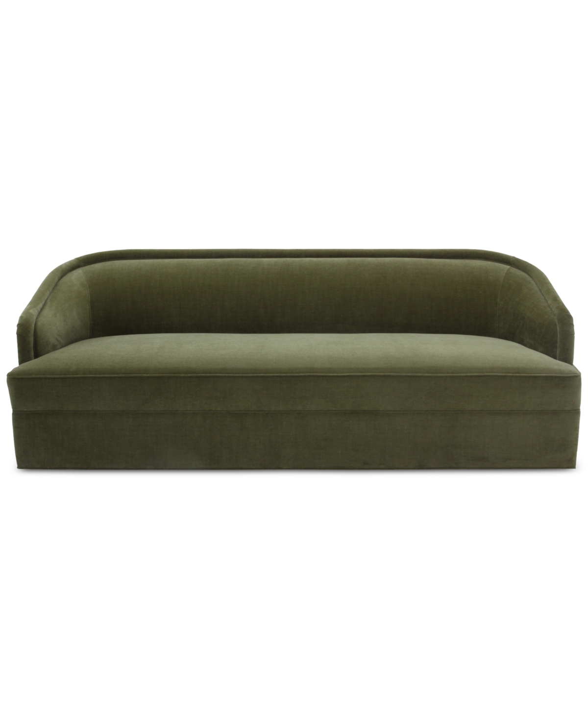 Macy's Lelina Fabric Apartment Sofa, Exclusively At  In Fern