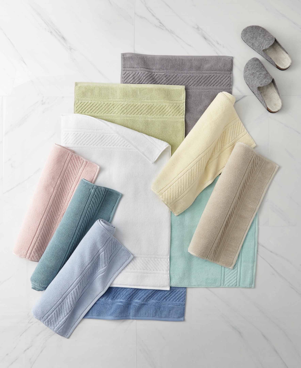 Martha Stewart Collection Spa 100% Cotton Tub Mat, 20