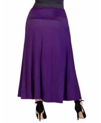 Plus Size Maxi Skirt