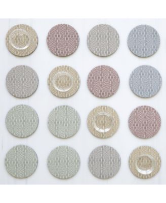 Martha Stewart Boxwood Set of 4 Round Coasters