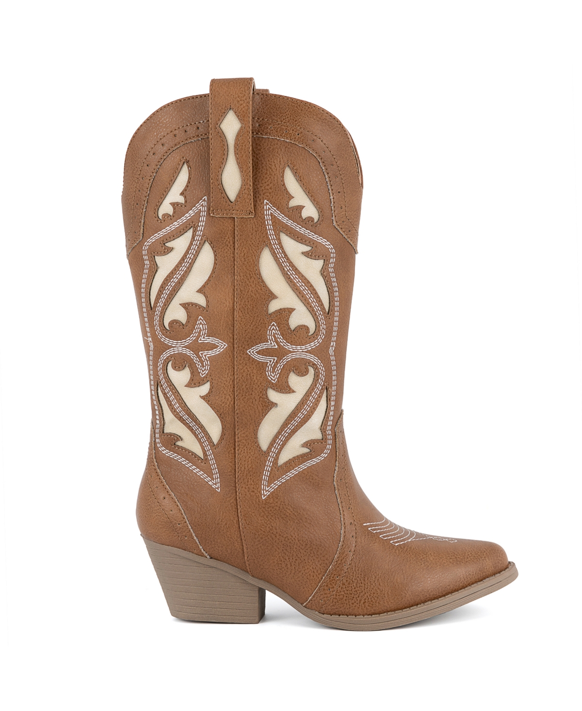 Sugar Women's Tobiano Mid Shaft Western Pull On Boots In Brown,multi