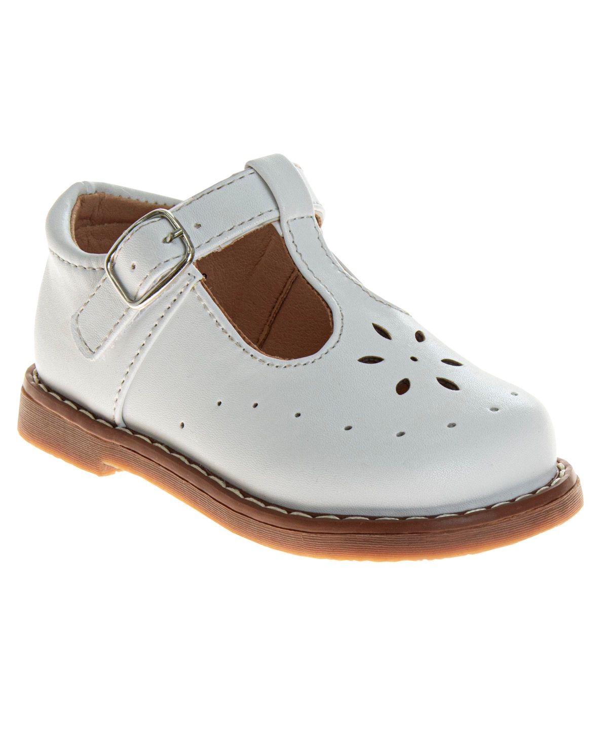 JOSMO INFANT SLIP-RESISTANT FLAT T-STRAP SHOES 