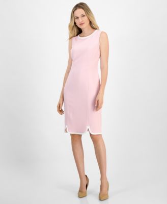 Kasper - Women's Stretch Crepe Sheath Dress