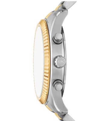 Men's Lexington Chronograph Two-Tone Stainless Steel Watch, 44mm